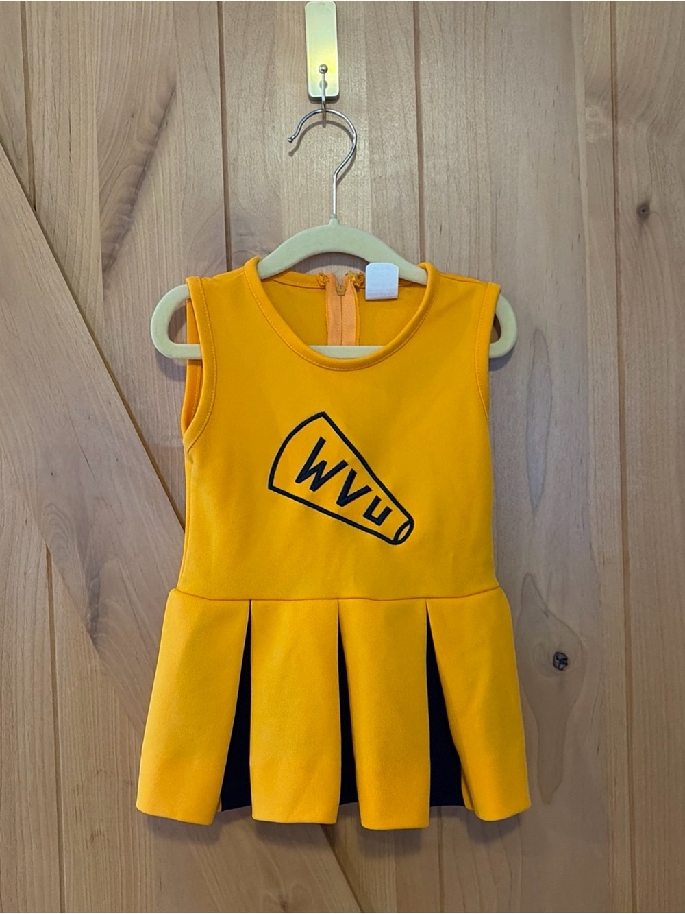 Vintage WVU West Virginia Cheerleading Dress 2 Toddler Costume Pretend Play USA